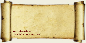 Jelisavka Nikolić vizit kartica